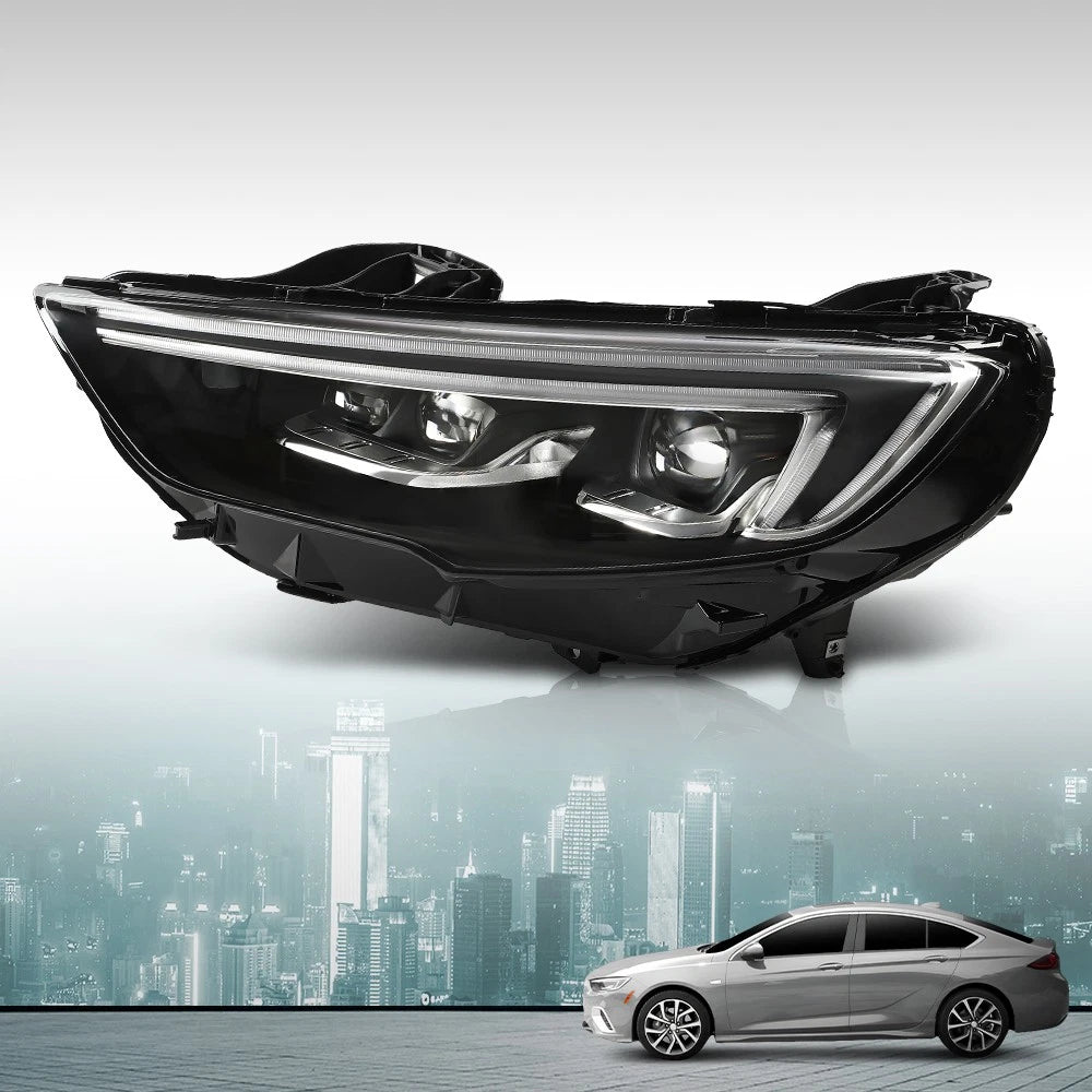 Full LED Headlights Pair for Buick Regal Sportback TourX (2018–2020)