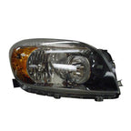 Replacement Passenger Side Headlight Lens with Black Bezel for Toyota Hilux (2016–2023)