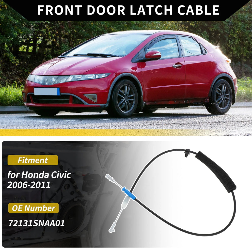 Interior Front Door Handle Cable No.72131SNAA01 for Honda Civic (2006–2011)