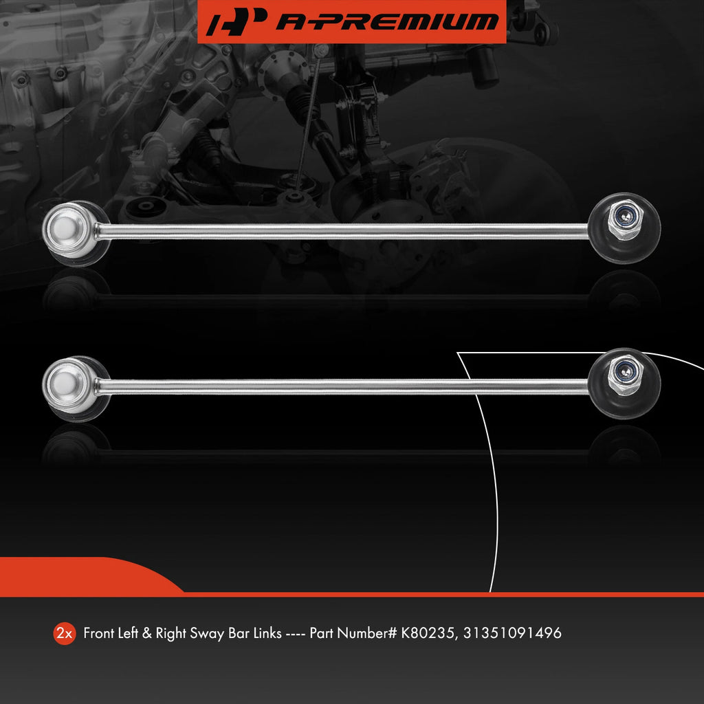 2X Front Side Stabilizer Bar for BMW 740i 1995–2001, 740iL, 750iL, Z8