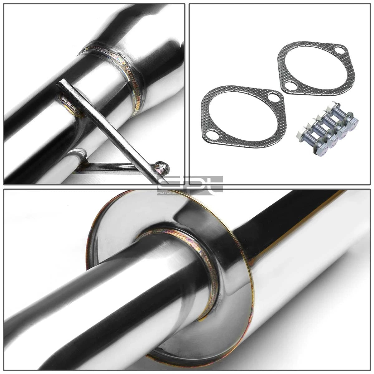 3"OD Exhaust Cat-back System + Muffler + Tip for Nissan 240SX (1989–1994)
