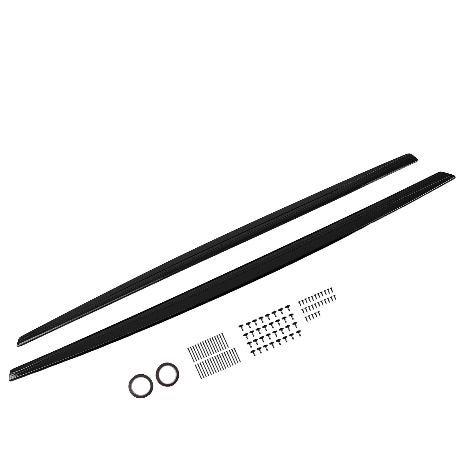 Black Side Skirt Extensions for BMW 4 Series (2014–2020)