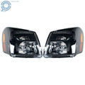 Headlights for Chevy Equinox (2005–2009) Black Housing Smoked Lens Assembly