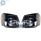 Headlights for Chevy Equinox (2005–2009) Black Housing Smoked Lens Assembly
