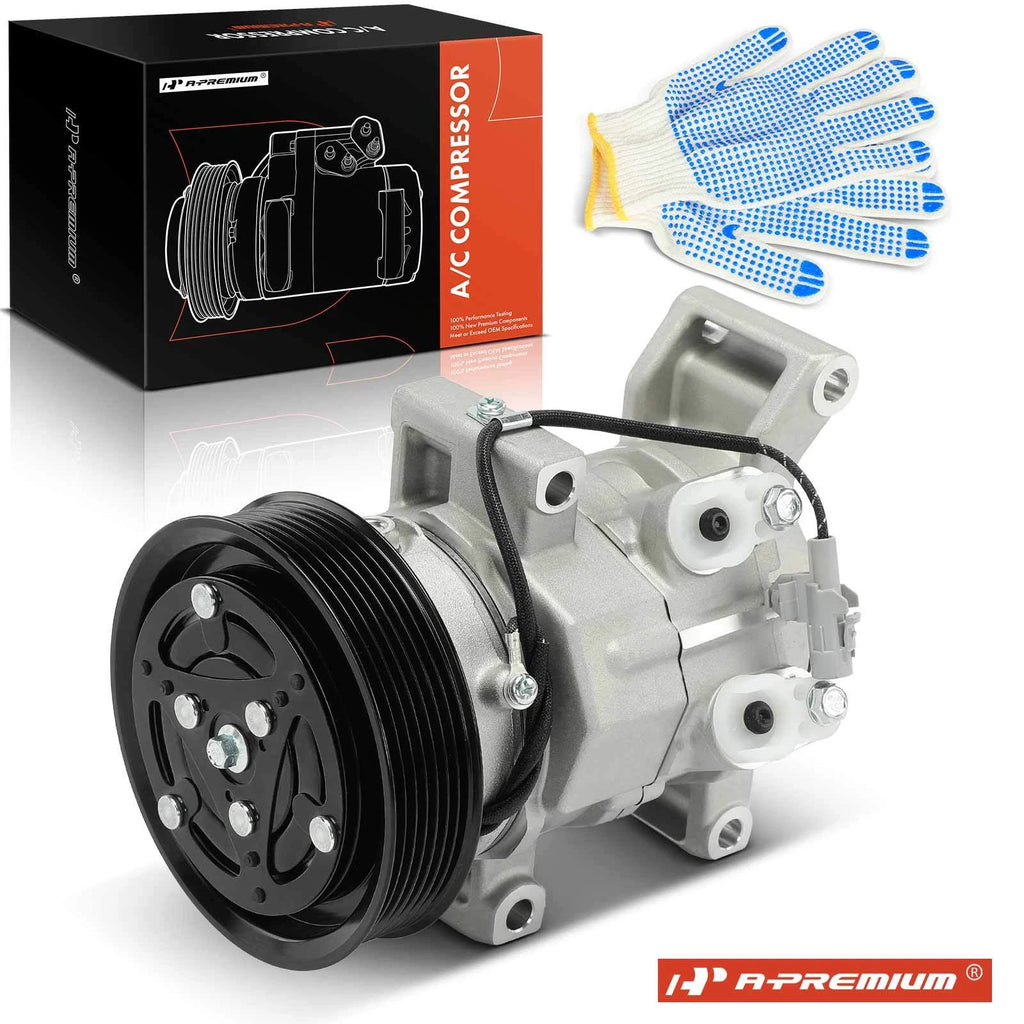 A/C Compressor with Clutch for Toyota Hilux (2001–2006) 2.4L L4