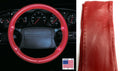 Genuine Leather Steering Wheel Cover for GMC Terrain Yukon (2010–2024)