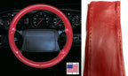 Genuine Leather Steering Wheel Cover for GMC Terrain Yukon (2010–2024)