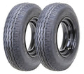 2 ZEEMAX Highway Trailer Tire Wheel Assembly 8-14.5 14-Ply 6x14.5 Rim (8-14.5)