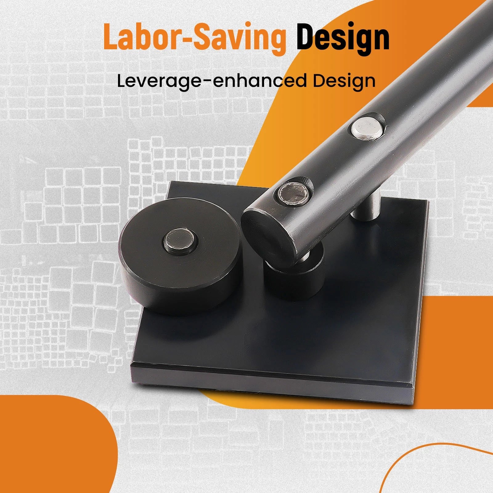 Metal Rod Forming Tool for Stainless Steel (180° Bends, Multiple Dies)