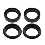 Set of 4 Front Fork Oil Dust Seals Kit for Kawasaki Ninja 250R (2008–2012) 500R (1997–2009)