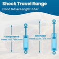 3.5" Front Lift Struts for Chevy Silverado GMC Sierra 1500 2WD 4WD (2007–2014)