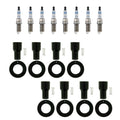 Set of 8 Double Iridium Spark Plugs & NGK Coil Boots for Sequoia Tundra (2007–2021)