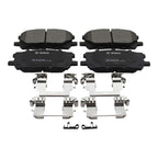Set of 4 Bosch QuietCast Front Ceramic Brake Pads for RX330 RX350 RX400h (2004–2009)