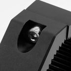 2X Round Rack/Bull Bar Brackets for Fit (Clamp On, Black)