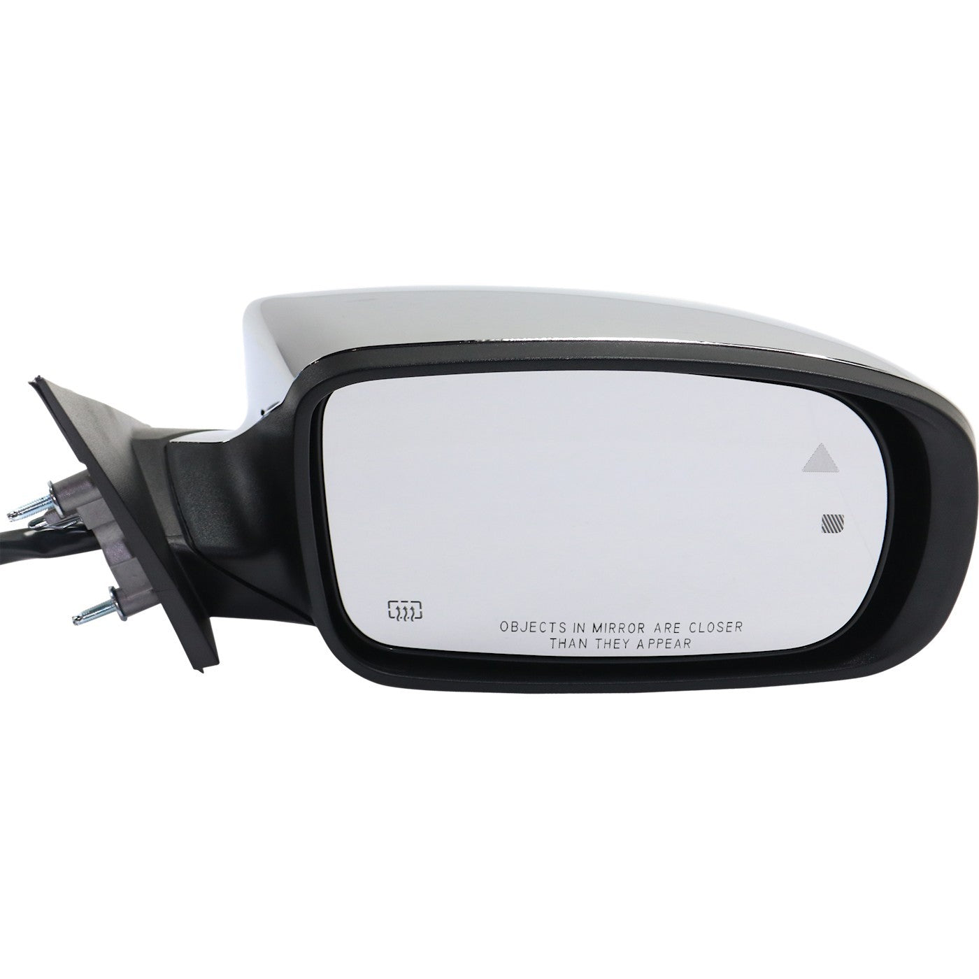 Power Mirror for Chrysler 300 (2011–2018) Right Manual Folding Heated Chrome