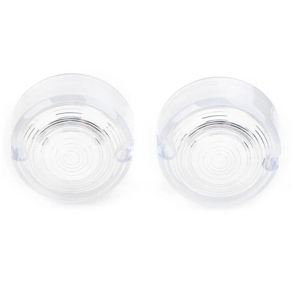 Turn Signal Lens Covers for Harley Dyna FXD FXR Sportster XLH 883 1200 FXST