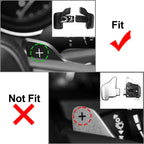 Red Steering Wheel Paddle Shifter Extensions for Toyota Camry Corolla RAV4
