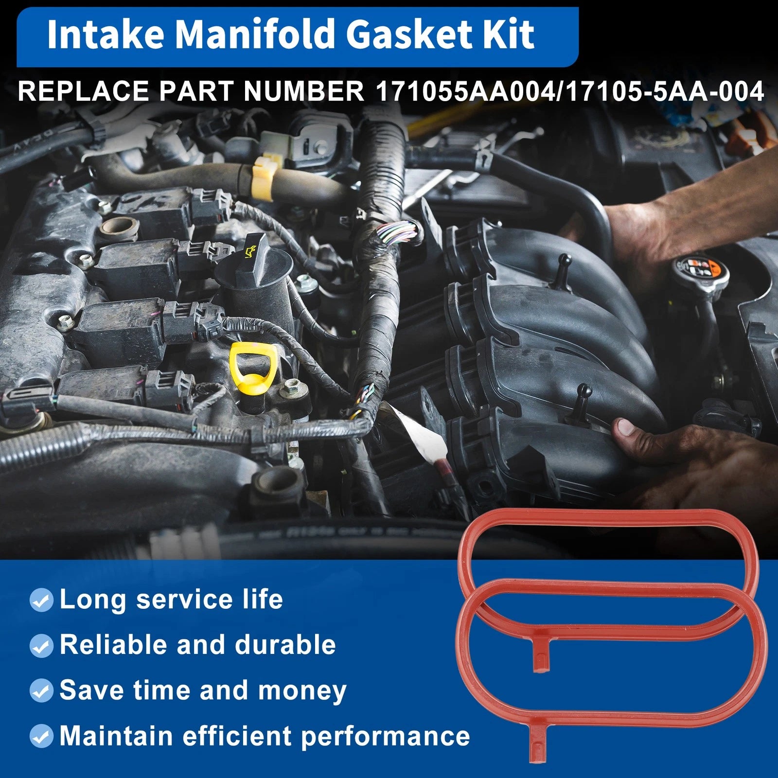 Engine Intake Manifold Gasket Kit for Honda CR-V (2017–2025) No.17105-5AA-004