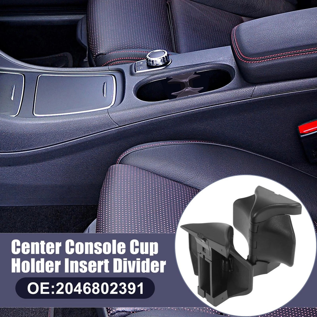 Center Console Cup Holder Divider for Mercedes-Benz C200 C350 E350 (2010–2015) 2046802391