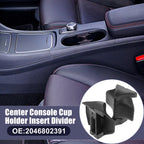 Center Console Cup Holder Divider for Mercedes-Benz C200 C350 E350 (2010–2015) 2046802391