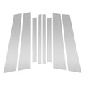 8 Pcs Door Pillar Window Trim for BMW X3 (2011–2017) Silver Tone