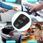 3 Button Key Fob Case Insert Rubber Keypad for Kia Ceed Optima Sorento (2013–2020)