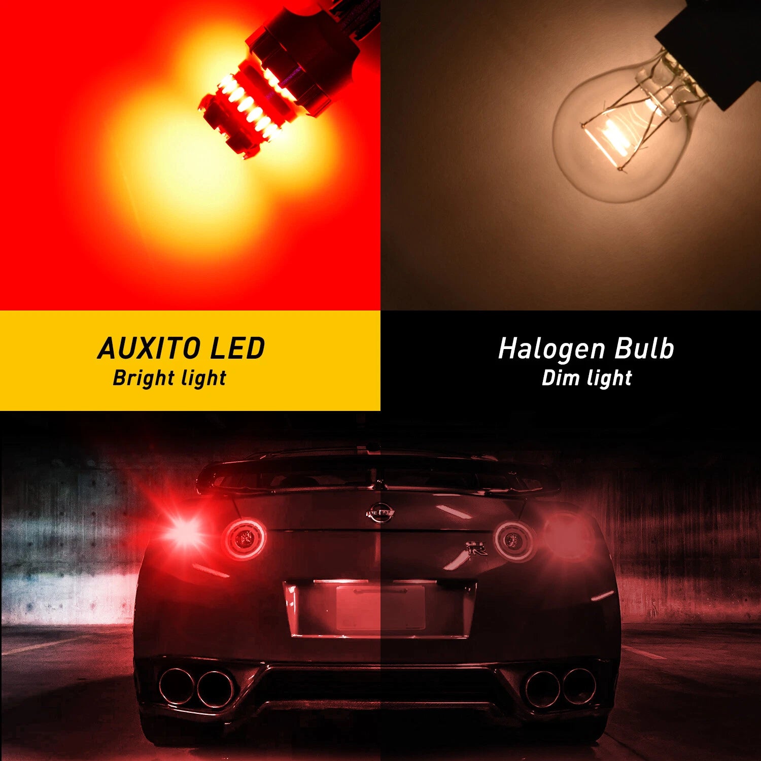 2X AUXITO 7440 7443 LED Turn Signal Light Bulbs for Various Vehicles (CANBUS)