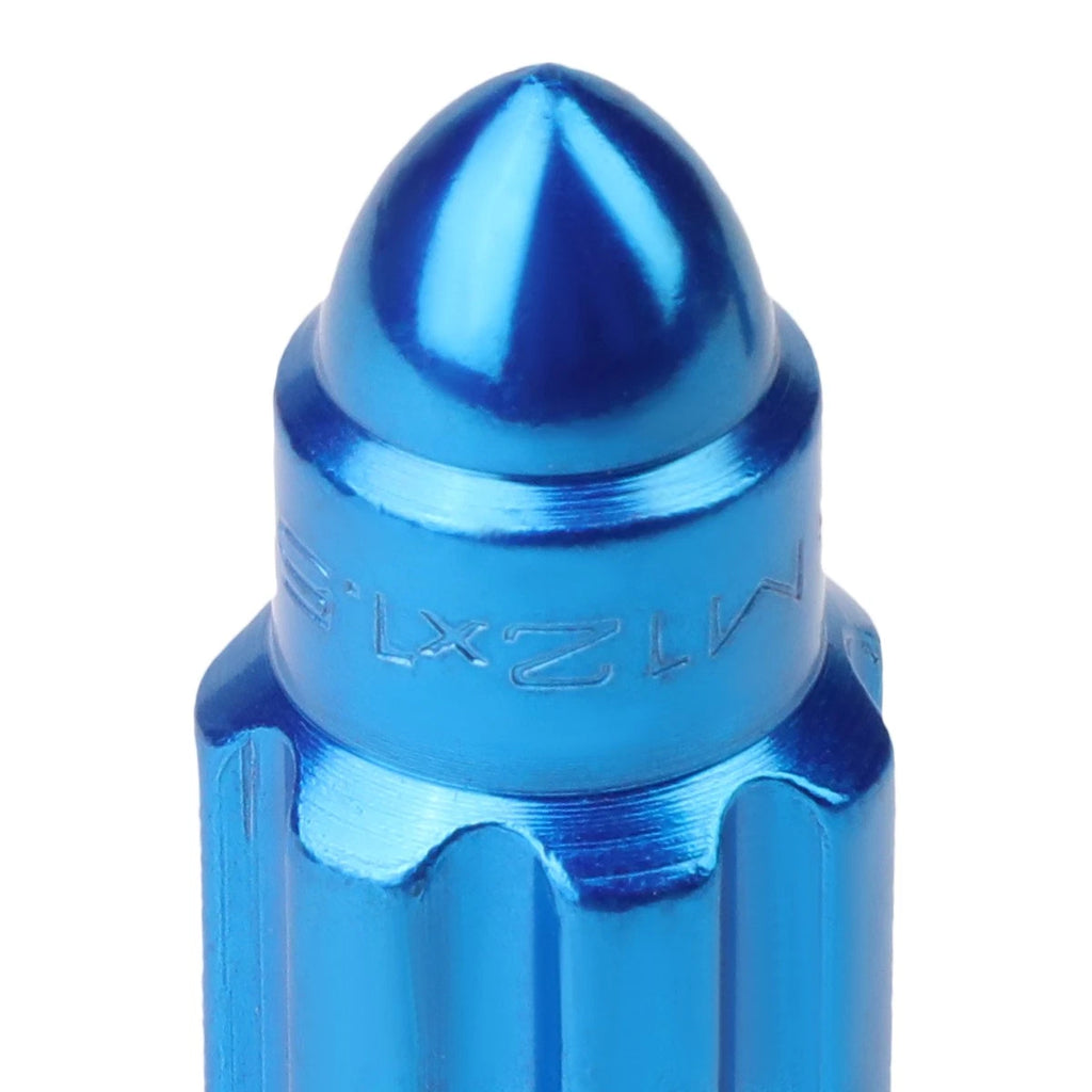 20Pcs Bullet Shaped End Lug Nut Set for NRG Innovations LN-LS500BL-21