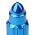 20Pcs Bullet Shaped End Lug Nut Set for NRG Innovations LN-LS500BL-21
