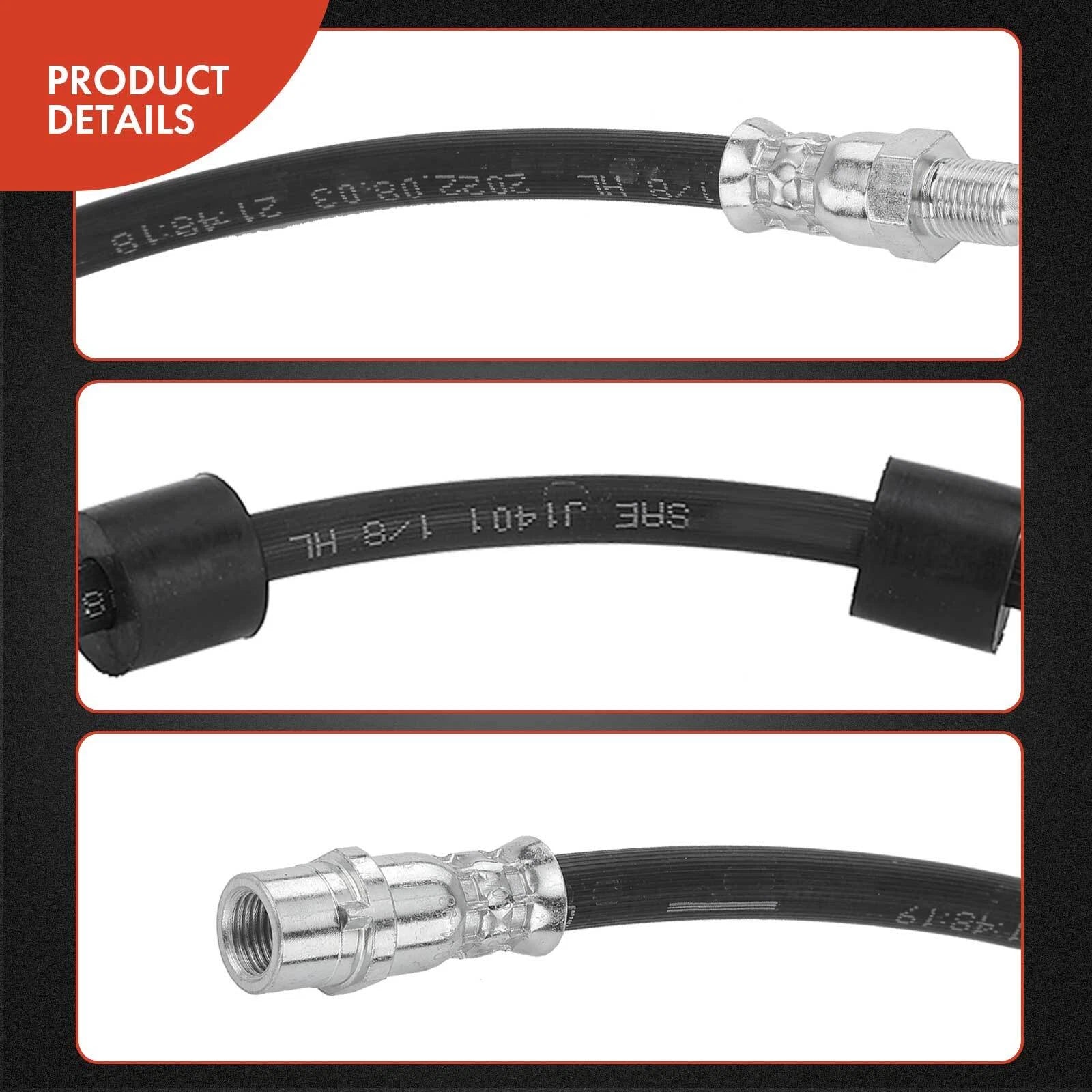 Front Brake Hydraulic Hose for BMW 525i 2001-2002, 528i 1997-2000, 530i, 540i, M5