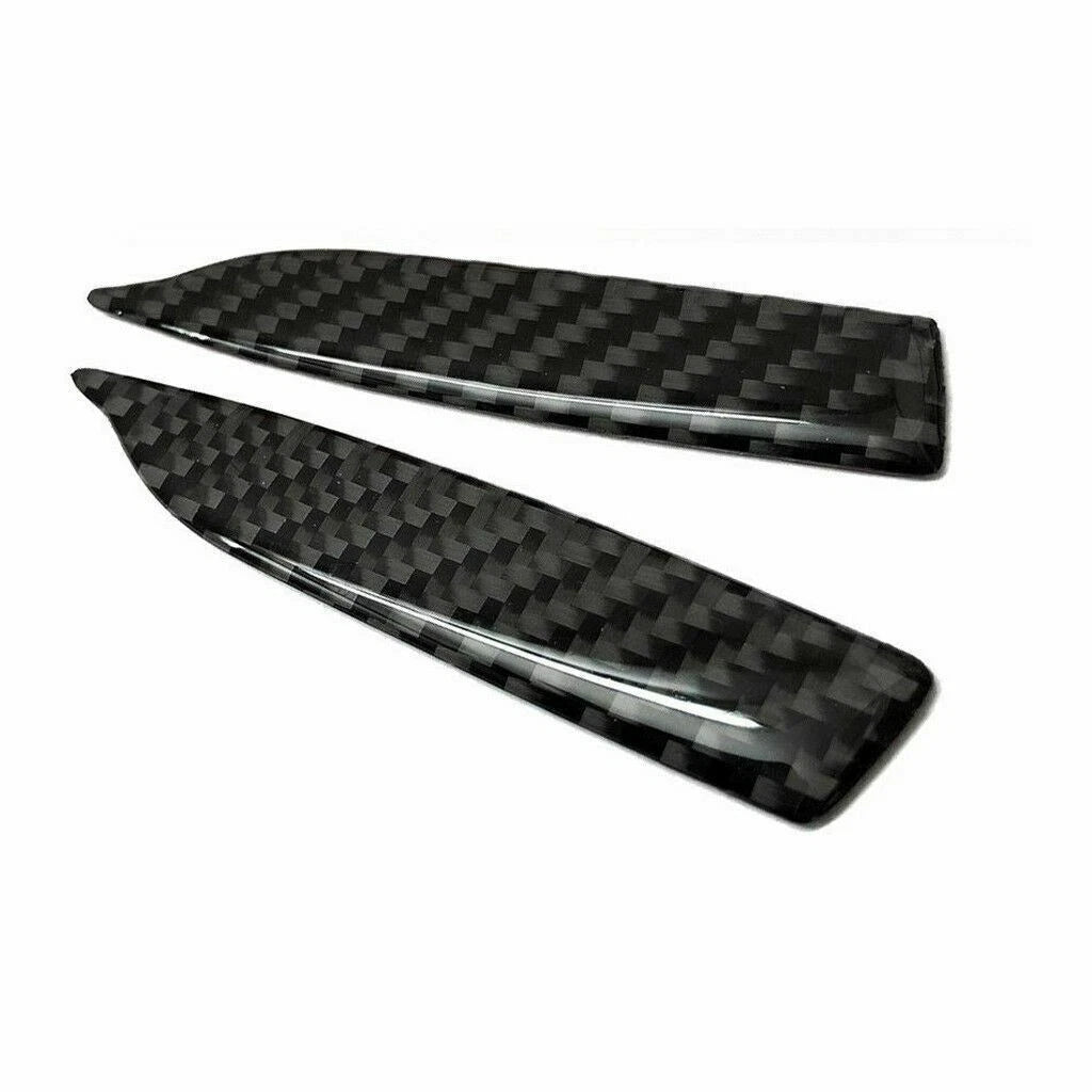 Carbon Fiber Side Rear View Mirror Trim Strip Sticker Universal Fit for All