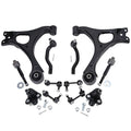 Set of 12 Front Lower Control Arms Ball Joints Tie Rods for Honda Civic (2006–2011)