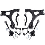 Set of 12 Front Lower Control Arms Ball Joints Tie Rods for Honda Civic (2006–2011)
