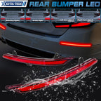 Red LED Rear Bumper Reflector Sequential Light for 2018–2021 Honda Accord
