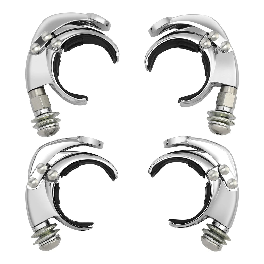 Set of 2 Quick Release Windshield Clamps for Harley Low Rider ST (2022–2024)