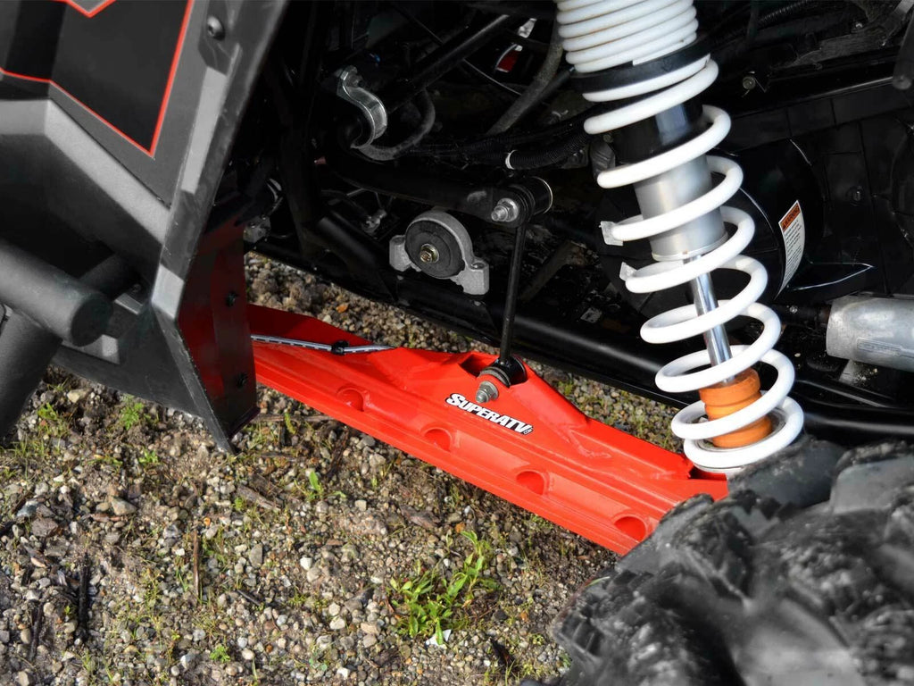 SuperATV Rear Trailing Arms for Polaris RZR XP 1000 (2014–2023) - Red
