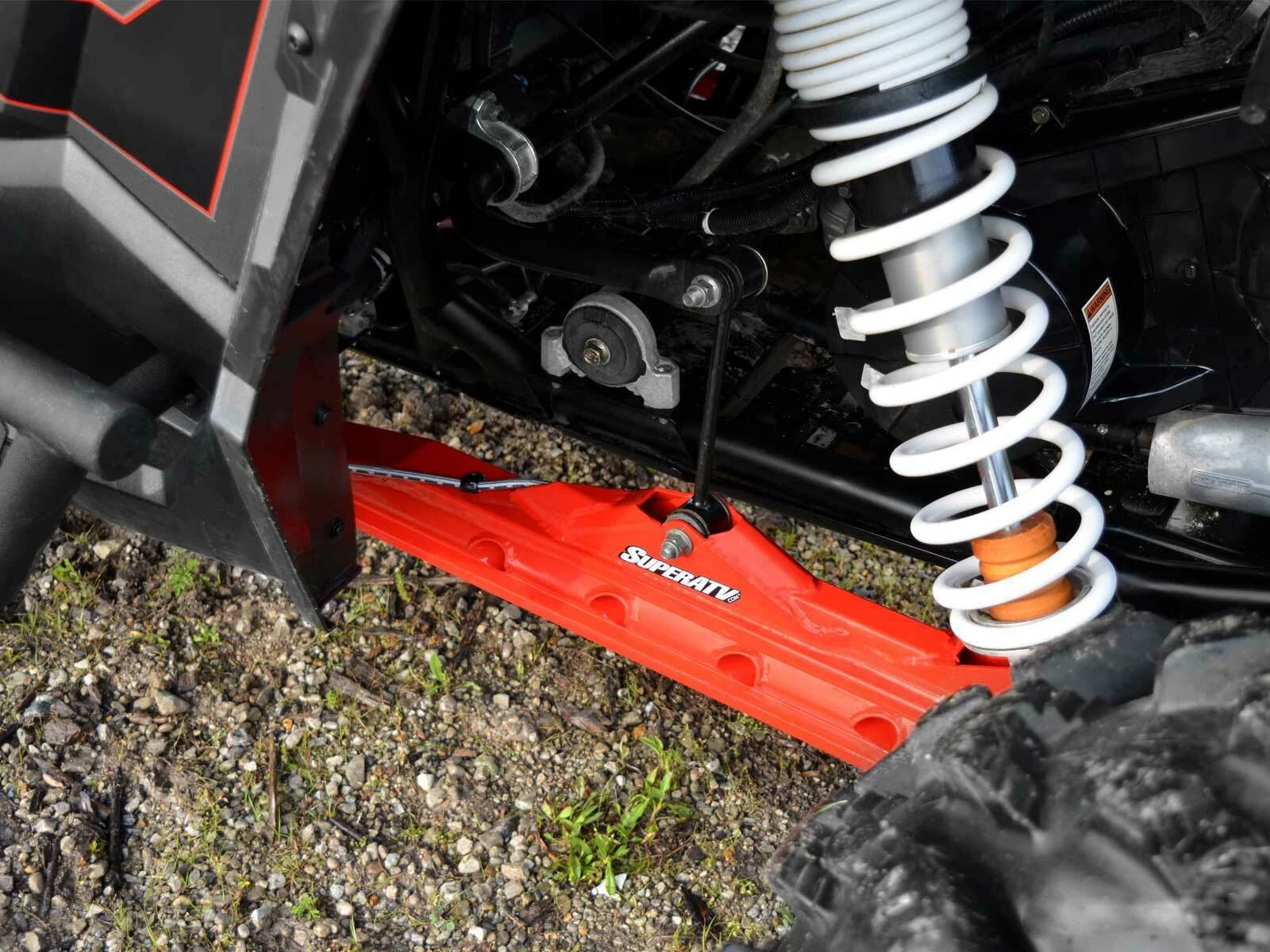 SuperATV Rear Trailing Arms for Polaris RZR XP 1000 (2014–2023) - Red