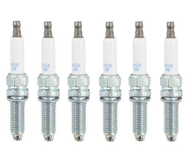Set of 6 Spark Plugs NGK LKR 8 AP for BMW E90 E92 E93 M3 (2007–2013)