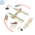 Power Window Kit with Switches for Hot Rod (2 Door)