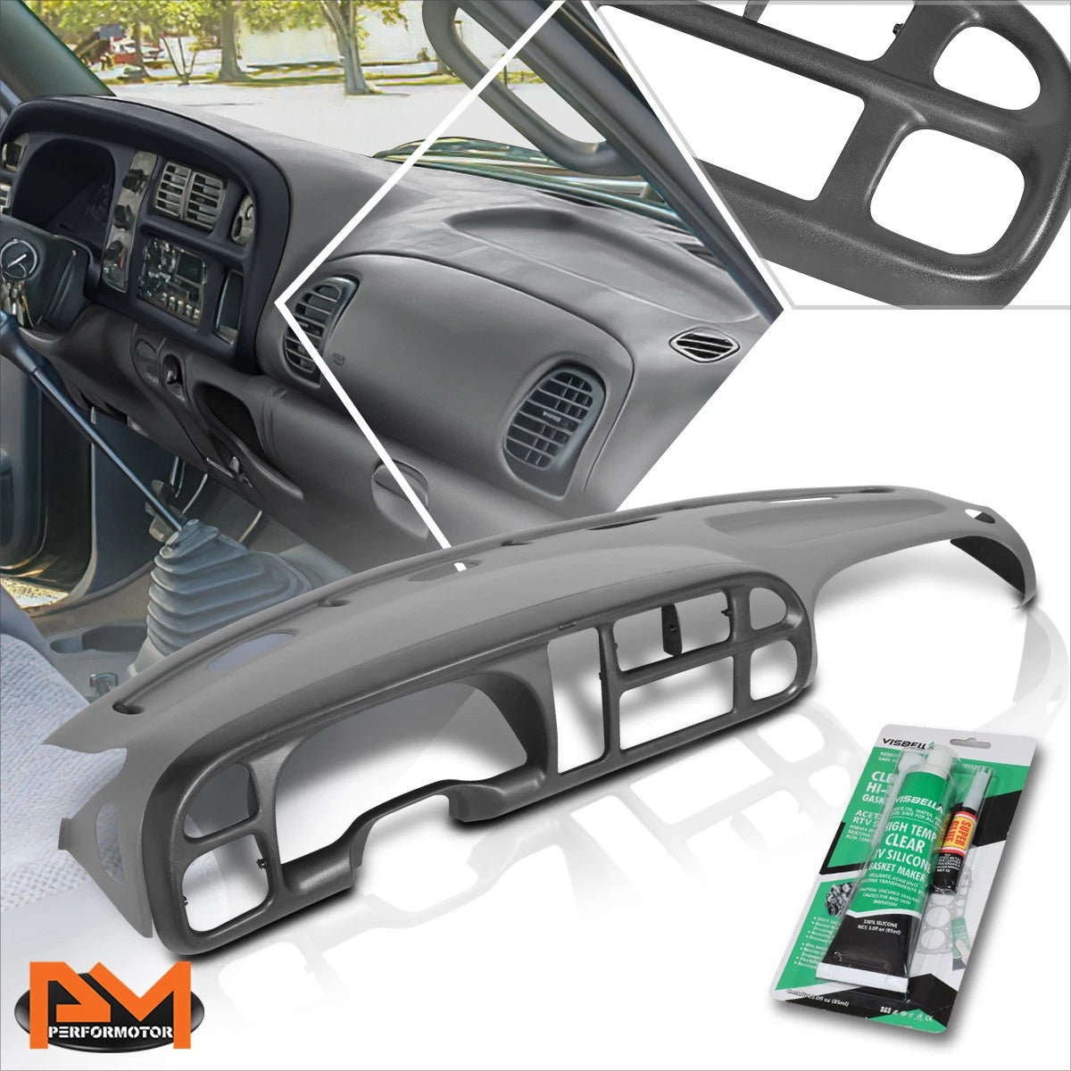 Dashboard Cap Bezel Overlayer for Dodge Ram 1500-3500 (1998–2002)