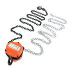 1 Ton Hand Chain Hoist for Heavy-Duty Lifting (10Ft, 360° Swivel Hooks)