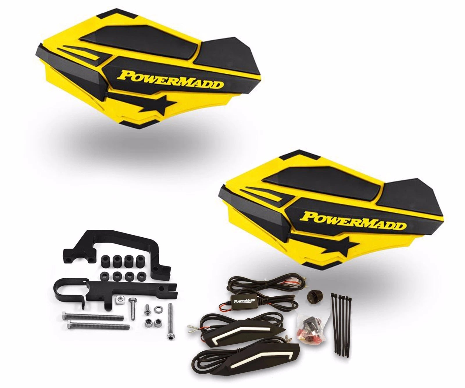 Powermadd Sentinel LED Handguards for Ski-Doo (Hayes)