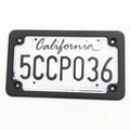 License Plate Frame for Honda Yamaha Kawasaki Suzuki (Universal) 7"x4"