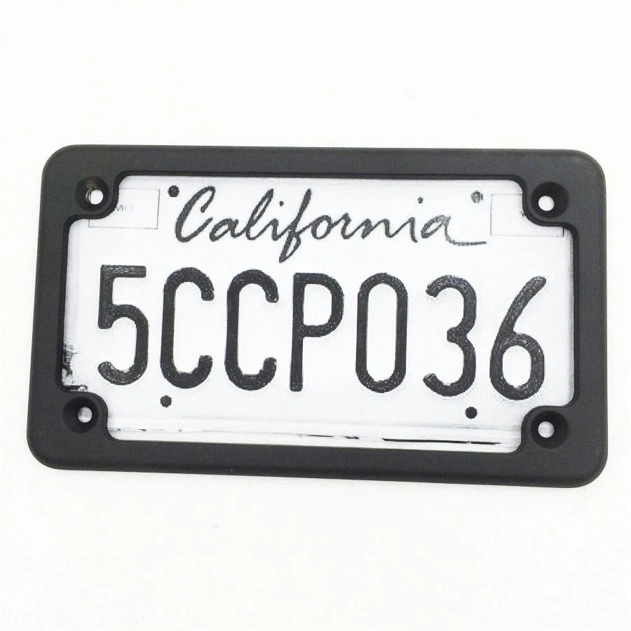 License Plate Frame for Honda Yamaha Kawasaki Suzuki (Universal) 7"x4"