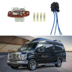 Blower Motor Resistor with Connector for Ford F650 F750 F800 Econoline
