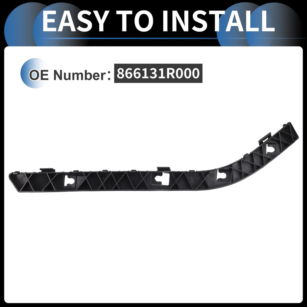 Left Rear Bumper Retainer Bracket No. 866131R000 for Hyundai Accent (2012–2017)