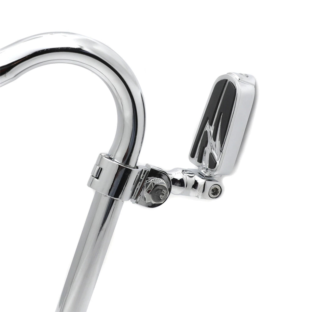Chrome Flash 3" FootPeg for Yamaha XV250, Harley Dyna Touring