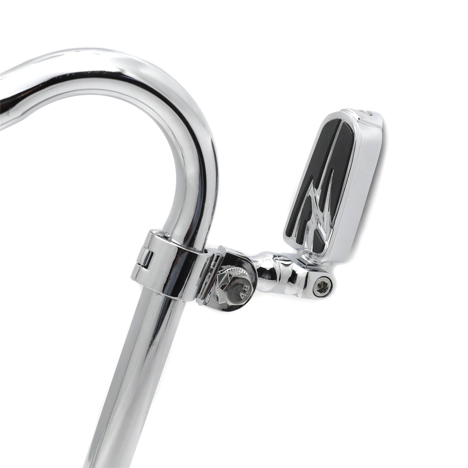 Chrome Flash 3" FootPeg for Yamaha XV250, Harley Dyna Touring