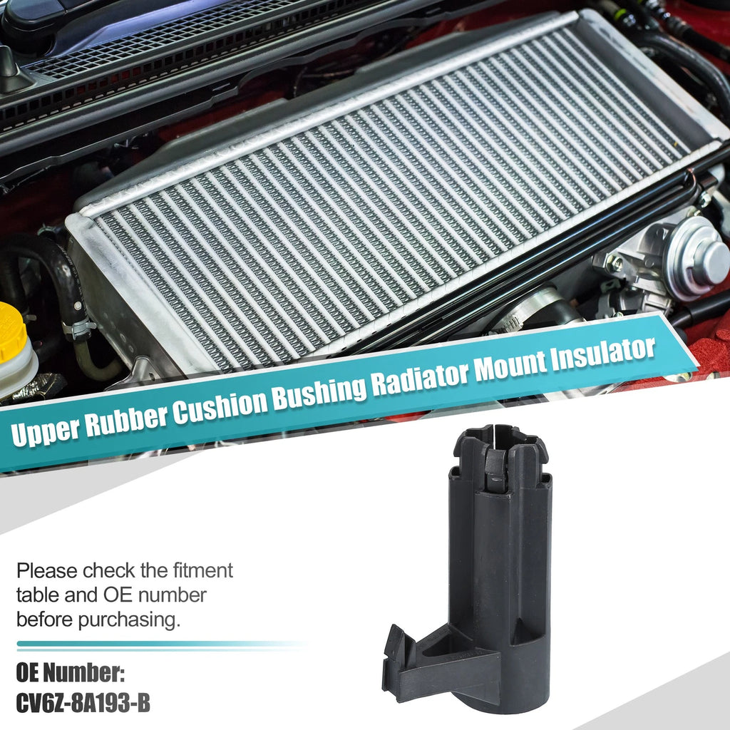 2X Upper Radiator Insulator Mount Bracket for Ford Focus (2012–2018)