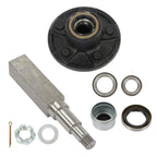 Set of 4 Trailer Hub Kits for 5 on 4.5" (11" Square Spindle)